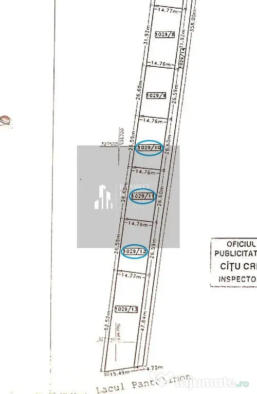 Teren pe malul Lacului Pantelimon 392mp front 22m langa cartier Titan - Pantelimon (Bucuresti-Ilfov)