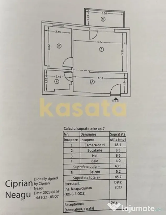 Garsoniera I Arbo Residence I Mogosoaia I 46 mp I mobilata si utilata - Mogosoaia (Bucuresti-Ilfov)