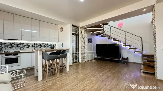 Apartament smart home, pe 2 niveluri, 86 mp utili, Zona Mehala - Timisoara (Timis)