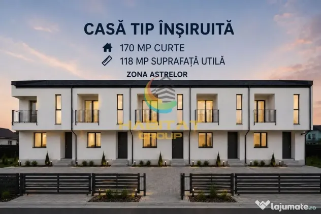 Vânzare Casa TIP Înșiruită 118 mp | Popești Leordeni | Strada Astrelor - Popesti Leordeni (Bucuresti-Ilfov)