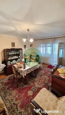 DE VÂNZARE – APARTAMENT CU 2 CAMERE, 2 BALCOANE, ZONĂ CENTRALĂ!