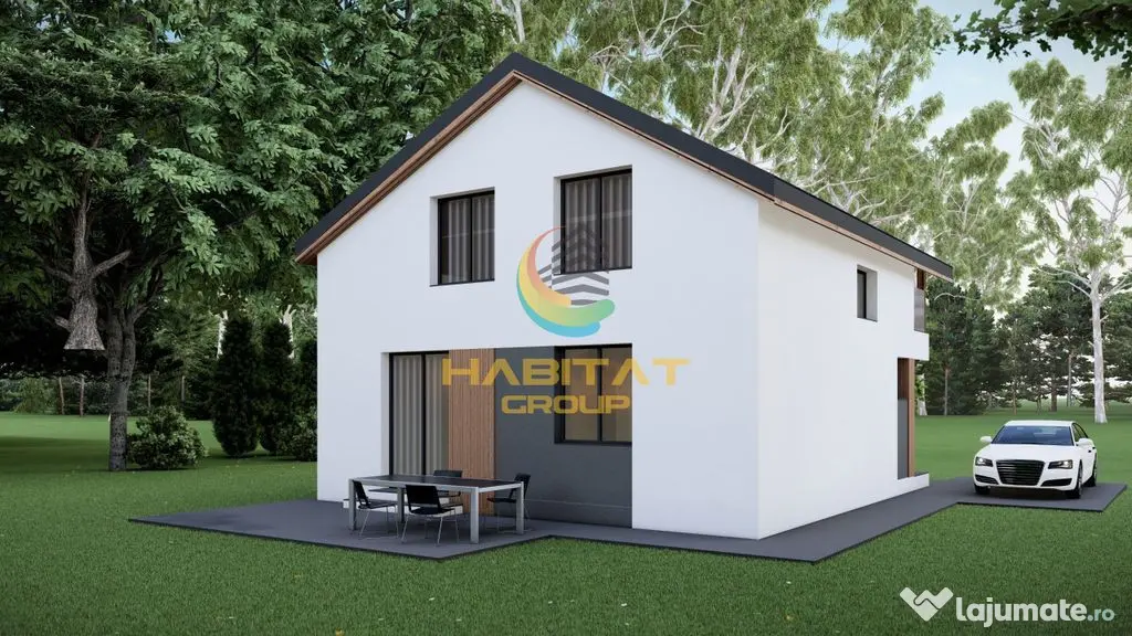 Casă modernă cu 4 camere, teren 414 mp-intrare Berceni - Berceni (Bucuresti-Ilfov)