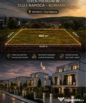 Teren intravilan 480 mp | PUZ aprobat duplex S+P+E+Er | Borh 