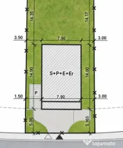 Teren intravilan 480 mp | PUZ aprobat duplex S+P+E+Er | Borh 