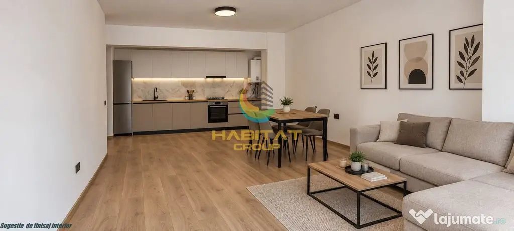 Ap 2 camere - 60 mp - etaj 1/5 - metrou 15 min - 104.200 Euro - Popesti Leordeni (Bucuresti-Ilfov)