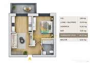 Apartament 2 camere - Parcare Bonus