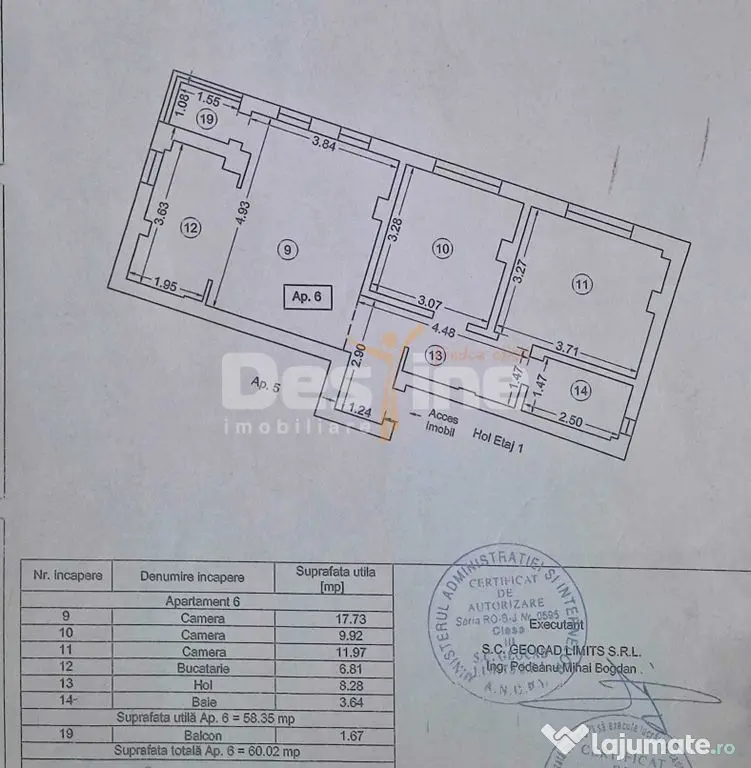 Apartament 3 Camere, Gata de Mutare, cu Parcare Privată - Constanta (Constanta)