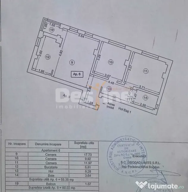 Apartament 3 Camere, Gata de Mutare, cu Parcare Privată - Constanta (Constanta)