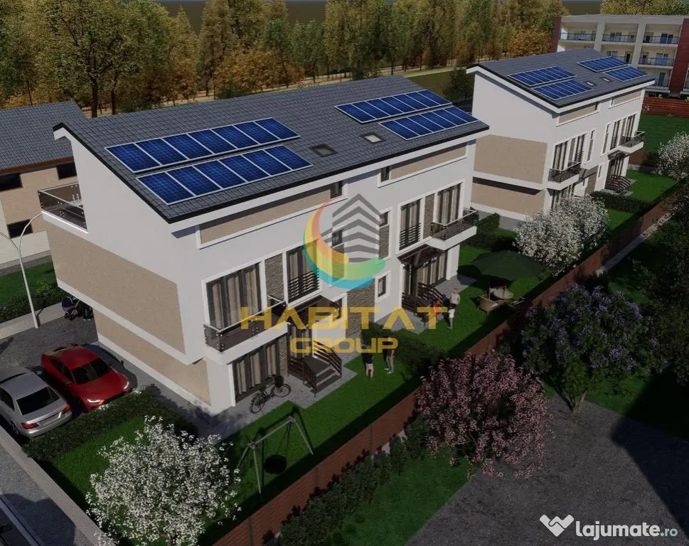 Vila individuala 5 camere+ curte si terasa- disponibila imediat - Popesti Leordeni (Bucuresti-Ilfov)