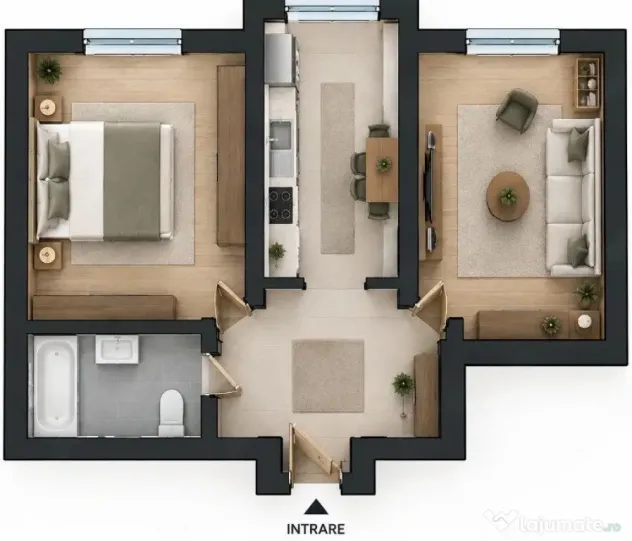 Apartament 2 camere decomandat -Tineretului - Bucuresti (Bucuresti-Ilfov)