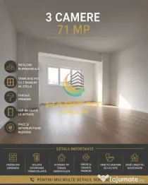 Vânzare 3 camere | 71 mp | Popești Leordeni