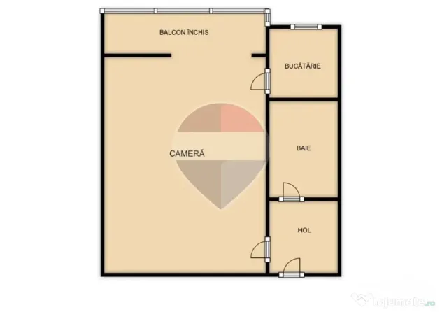Garsoniera de vanzare, Str. Cernei, Marasti - Cluj-Napoca (Cluj)