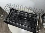 Suport uscător vase din inox, nou, cu tavă