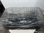 Suport uscător vase din inox, nou, cu tavă 