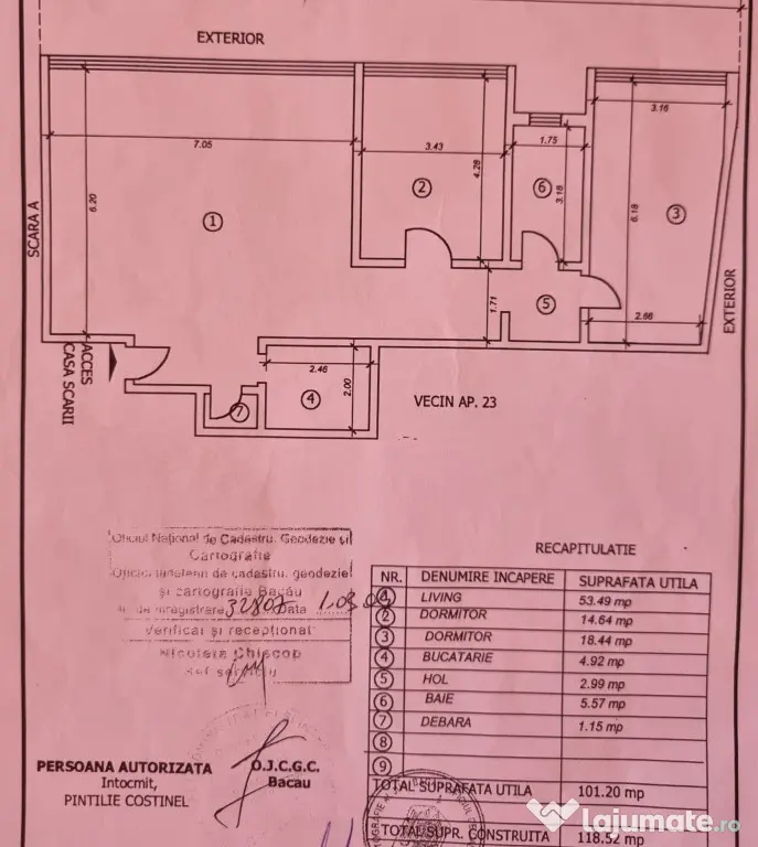 Apartament imposibil de ignorat | living de 54 mp | liber la - Bacau (Bacau)