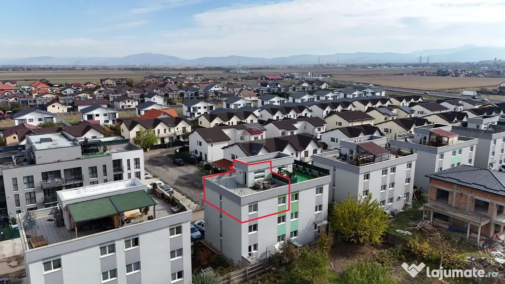 Comision 0% | 3 camere | 70 mp utili | Parcare | Boxa | Terasa 70 mp - Sanpetru (Brasov)