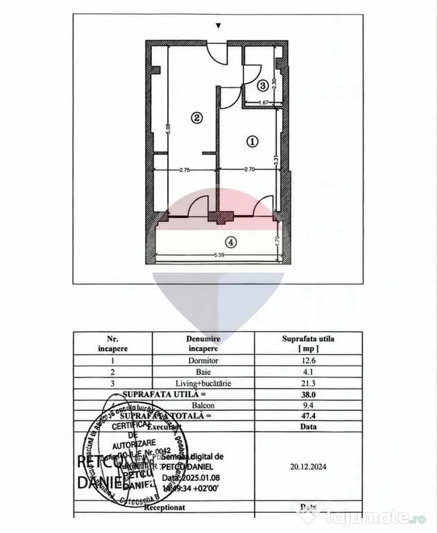 Apartament cu 2 camere de vânzare în zona Vitan-Barzesti - Bucuresti (Bucuresti-Ilfov)