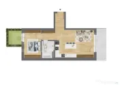 Exclusivitate 2 Camere + Gradina, 57 mp, Imobil nZEB, Dambul 