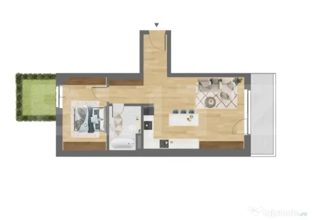 Exclusivitate 2 Camere + Gradina, 57 mp, Imobil nZEB, Dambul - Cluj-Napoca (Cluj)