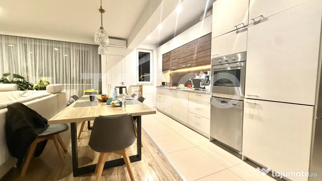 Apartament cu 3 camere de vanzare la cheie mobilat si utilat - Floresti (Cluj)