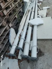 Stalp octogonal cu flansa 6M