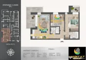 Pallady 3 camere 68 mp + terasa 19 mp 8 min. metrou N.Teclu 