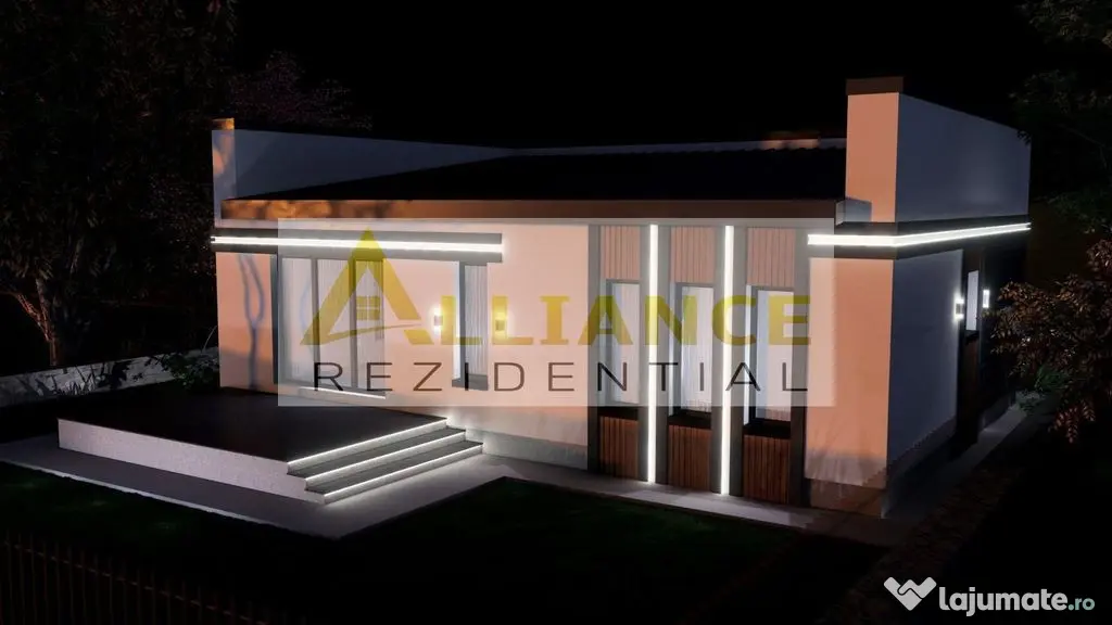 Casa individuala parter - 4 camere 2 bai - teren 309mp - Berceni (Bucuresti-Ilfov)