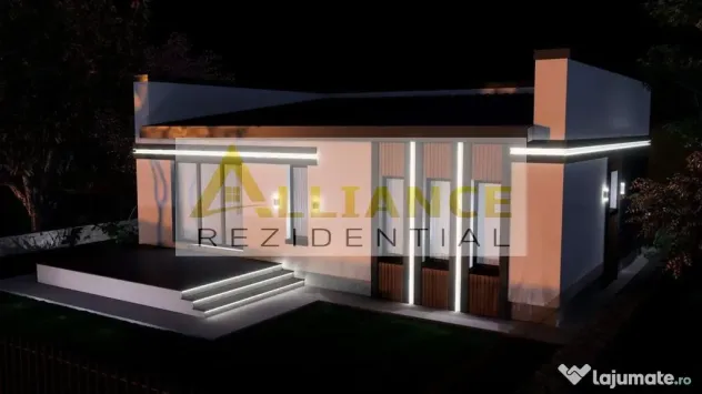 Casa individuala parter - 4 camere 2 bai - teren 309mp - Berceni (Bucuresti-Ilfov)