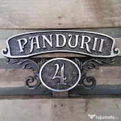 Plăcuță număr casă / stradală personalizată – Print 3D 50 lei