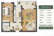 Pallady 2 camere decomandat spatios 61 mp bloc tip Boutique 