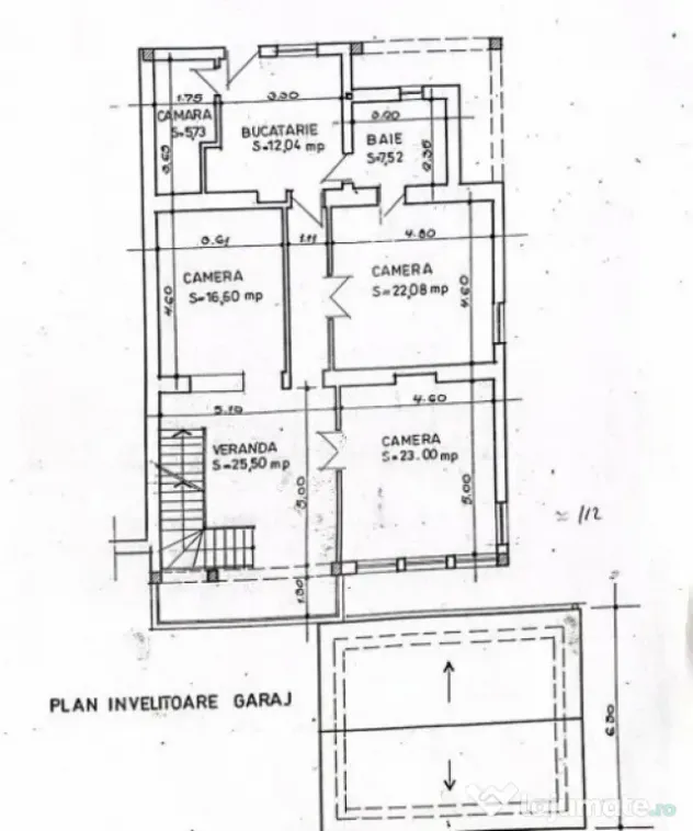 Casa 7 camere, 210 mp utili, 800 mp teren, Grigorescu