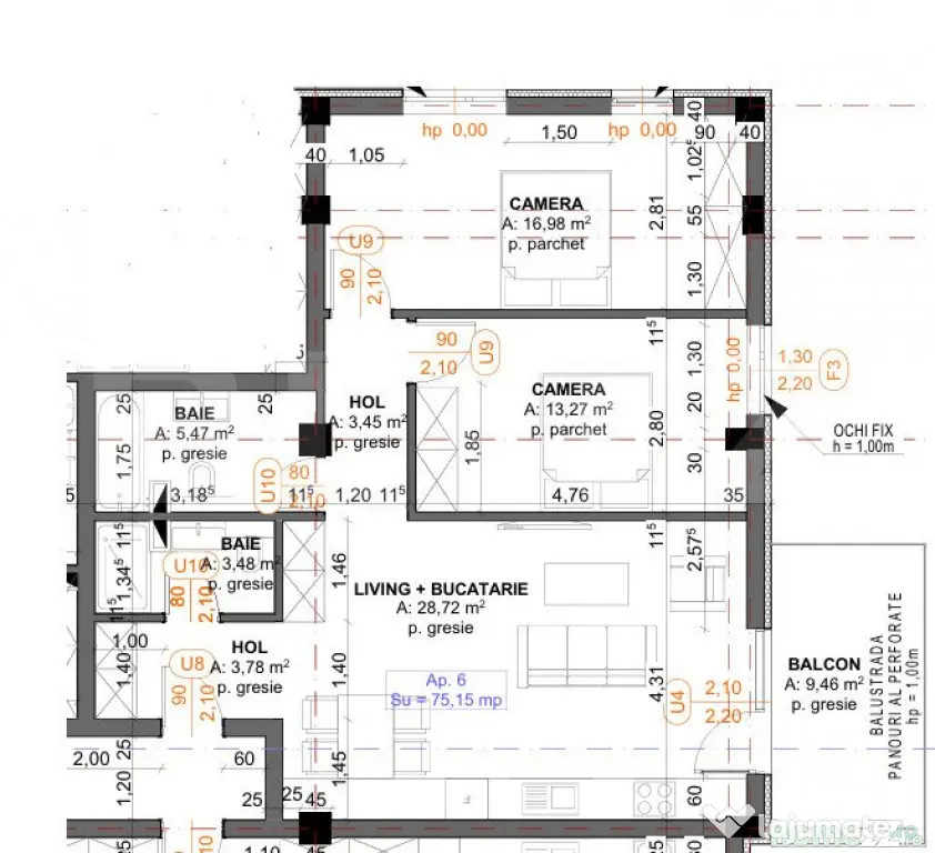 Comision 0! Apartamente 3 camere, 75.15mp, Iris. - Cluj-Napoca (Cluj)