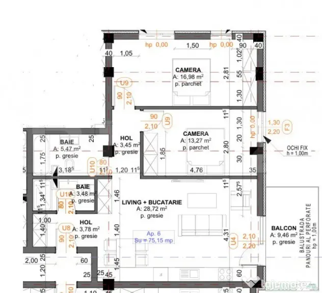 Comision 0! Apartamente 3 camere, 75.15mp, Iris. - Cluj-Napoca (Cluj)
