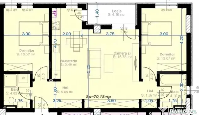 Apartament 3 camere, 70 mp utili, zona Aradului - Timisoara (Timis)