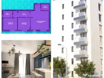 Apartament 3 camere, 69 mp utili, Asamblu rezidential zona C