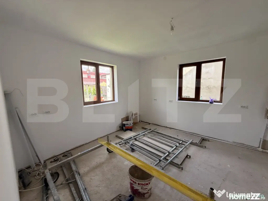 Casa individuala 4 camere, 106 mp, teren 500 mp, sat Brebu