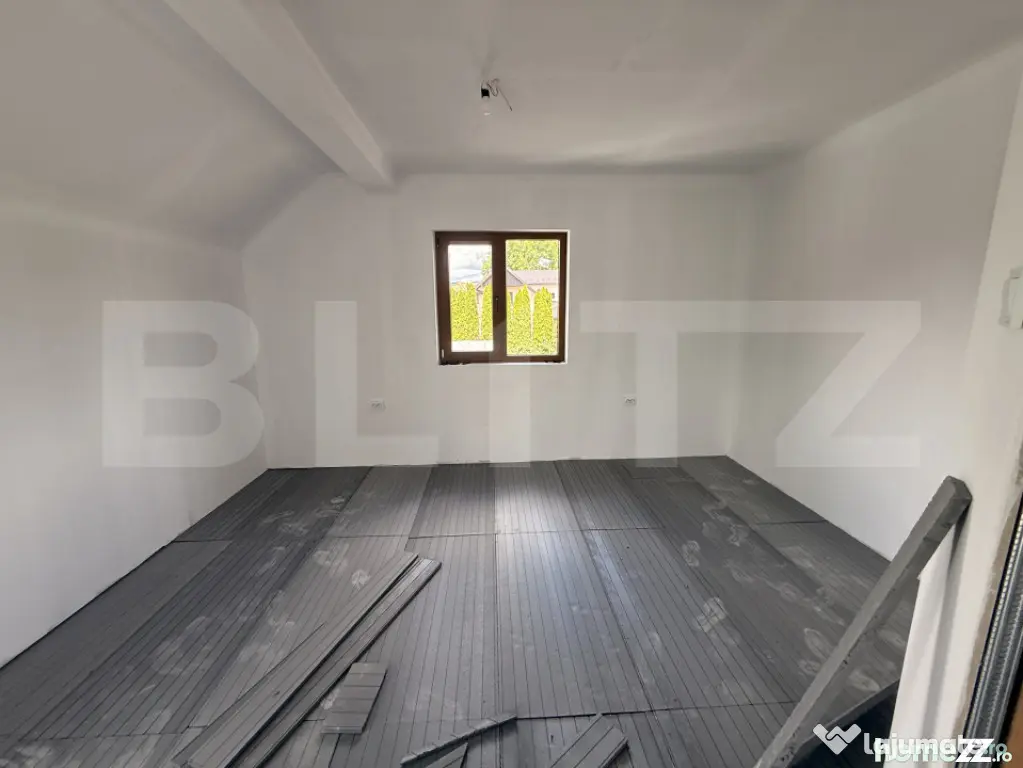Casa individuala 4 camere, 106 mp, teren 500 mp, sat Brebu