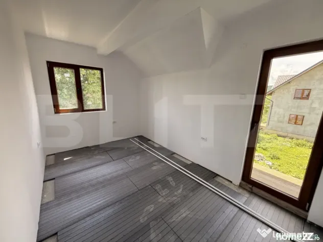 Casa individuala 4 camere, 106 mp, teren 500 mp, sat Brebu