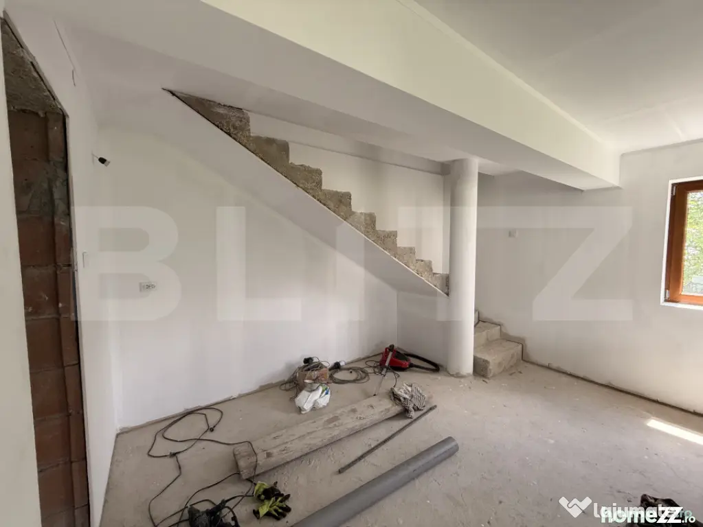 Casa individuala 4 camere, 106 mp, teren 500 mp, sat Brebu