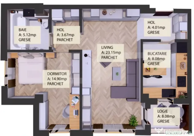 Apartamente 2 camere, bloc nou, Radauti