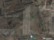 Teren intravilan 1072.5 mp Colonia Sopor, front de 46 ml la