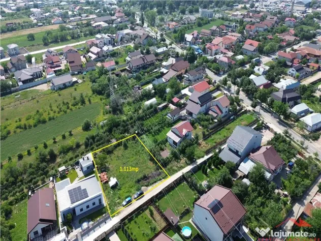 Teren intravilan in suprafata de 1.113 mp zona Strada Vrance