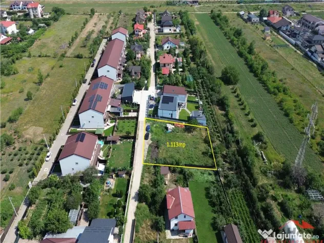 Teren intravilan in suprafata de 1.113 mp zona Strada Vrance
