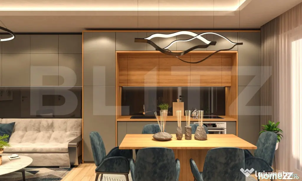 Apartament modern, semifinisat, cu 2 camere, 43,4mp, Apahida - Apahida (Cluj)