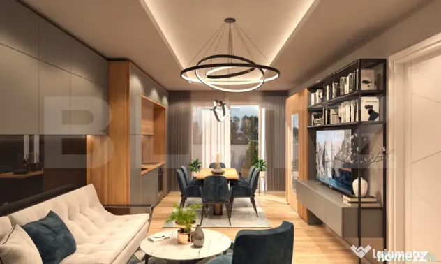 Apartament modern, semifinisat, cu 2 camere, 43,4mp, Apahida - Apahida (Cluj)