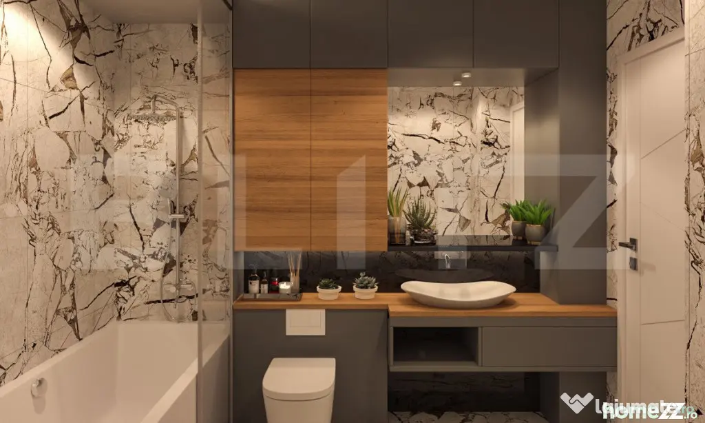 Apartament modern, semifinisat, cu 2 camere, 43,4mp, Apahida - Apahida (Cluj)