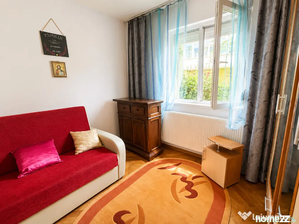 Apartament 2 camere, mobilat, utilat, parter inalt, zona Astra!