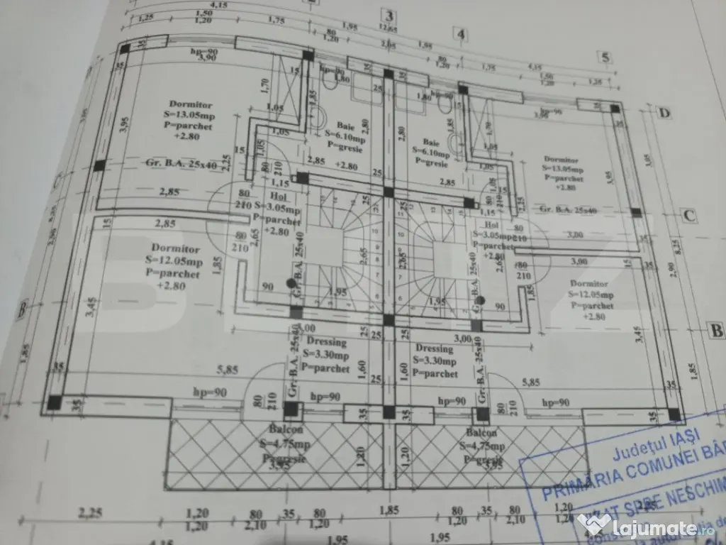 Duplex central, 3 camere, 100 mp, in Barnova - Visan