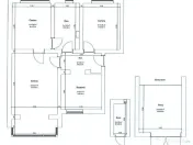 Apartament 3 camere, Gheorghe Doja, Oradea,70 mp. 125 000... 