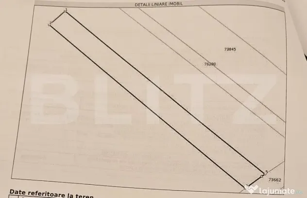Teren in Razvad intravilan 1400mp cu acces la curent electri